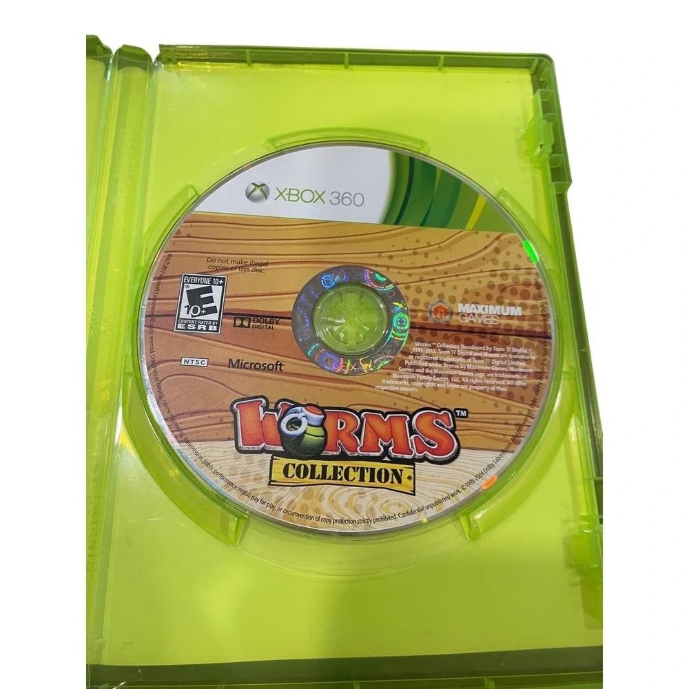 Worms Collection Xbox 360 3 Games 6 DLC Packs Ultimate Mayhem Armageddon NTSC